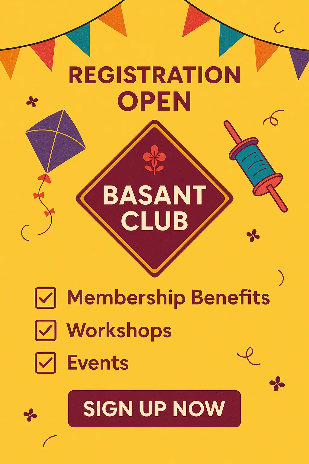 Basant Club Login and Registration